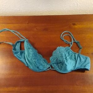 Jaclyn Smith Aqua Lace Bra